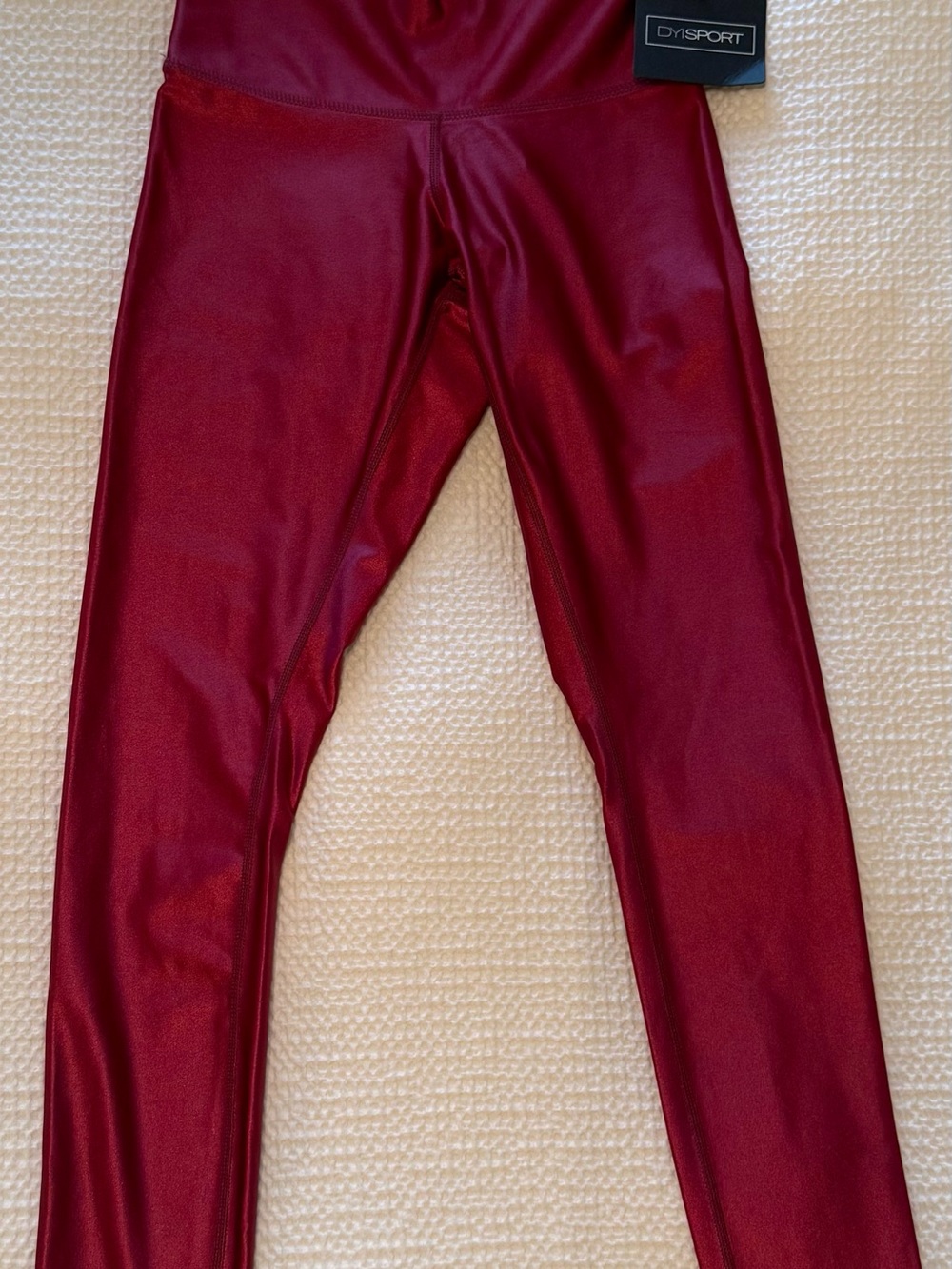 DYI | Women's Leggings in Deep Berry Red | Size = Small - Picture 3 of 6